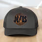Christian Trucker Hat, Jesus Highway To Heaven Trucker Hat, Leatherette Patch Snapback Closure