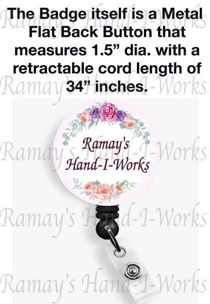Jesus Is My Life Line Retractable Nurse Badge Reel: Christian ID Holder __etsy:4574729569
