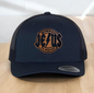Christian Trucker Hat, Jesus Highway To Heaven Trucker Hat, Leatherette Patch Snapback Closure