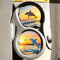 Dolphins Custom Ceramic Car Coasters (Set of 2)