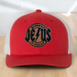Christian Trucker Hat, Jesus Highway To Heaven Trucker Hat, Leatherette Patch Snapback Closure